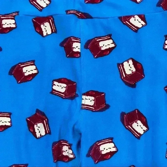 LuLaroe Womens Take Out and Cake Print Leggings Set of 2 One Size - Picture 3 of 10